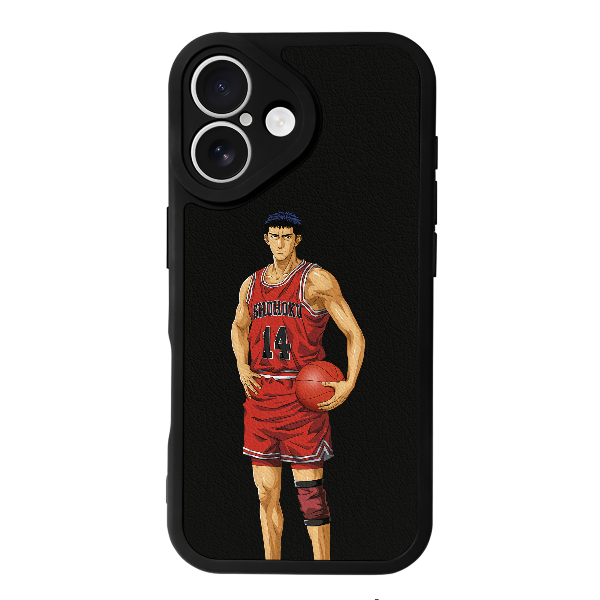 （画像用） SLAM DUNK／スラムダンク 【iPhone 16シリーズ対応】シリコンスマホケース（レザー調） 材質：シリコン